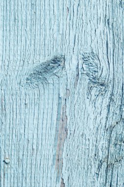 Eski mavi boyalı ahşap bir yüzey. Yakın plan. Geçmişi. Doku