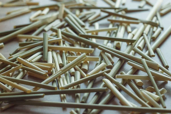 Dağınık saman. Küçük alan derinliği