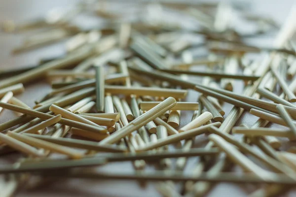 Dağınık saman. Küçük alan derinliği