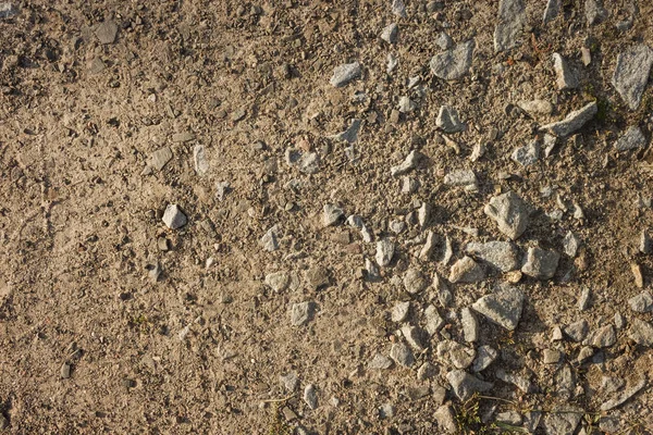 上から細かい砂利道 クローズアップの背景 — ストック写真