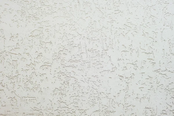 Tekstura Tynku Dekoracyjnego Reliefem Tynk Biały Zbliżenie — Zdjęcie stockowe