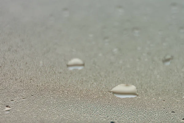 Капли Воды Оконное Стекло Небольшая Глубина Поля — стоковое фото