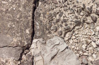 Eski beton yüzey. 3d için