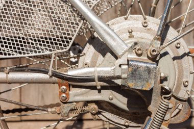 Bisiklet tekerleği tasarımının bir parçası.