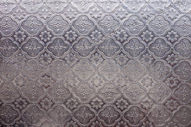 Yardım camı. Kalıplı cam. Dekoratif cam. Yakın plan. Doku