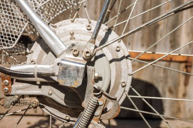 Bisiklet tekerleği tasarımının bir parçası.