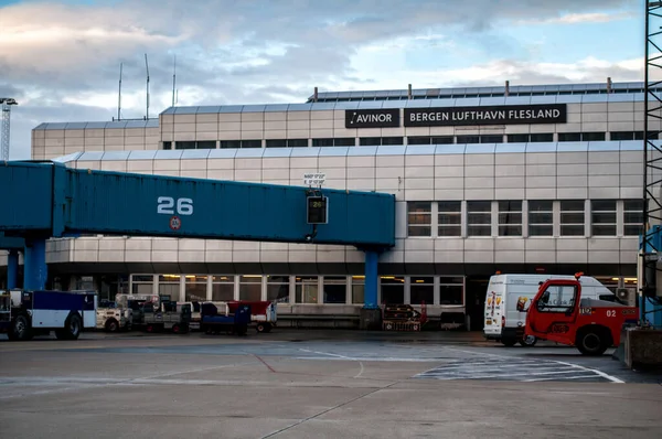 Bergen Noorwegen Internationaal Luchthavengebouw — Stockfoto