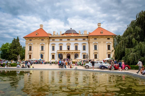 Austerlitz Τσεχική Δημοκρατία Ιουλίου 2012 Παλιό Κάστρο Slavkov Στη Νότια — Φωτογραφία Αρχείου
