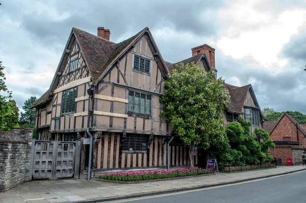 Stratford Avon Ngiltere Yazar William Shakespeare Doğduğu Yer — Stok fotoğraf