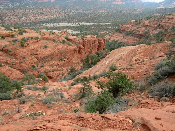 Kilátás Kőzetképződmények Arizona — Stock Fotó
