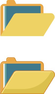 Düz biçimli vektör illüstrasyon dizin simgesi