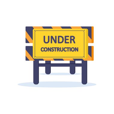 Vektör illüstrasyon web sitesi yapım aşamasında