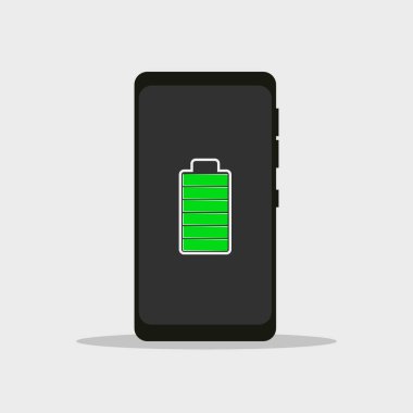 Düz çizim tam dolu savaş, tam yeşil bar savaşı