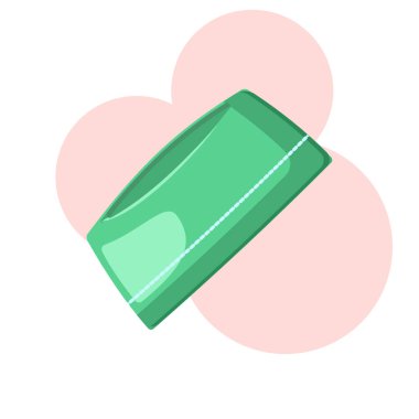 Ramazan ögesi seti, yeşil peki, ramazan süslerini karşılama