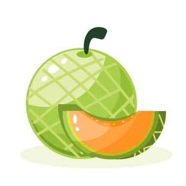 Yaz meyvesi, taze tropikal meyveler, lezzetli yaz meyveleri, taze kavun.