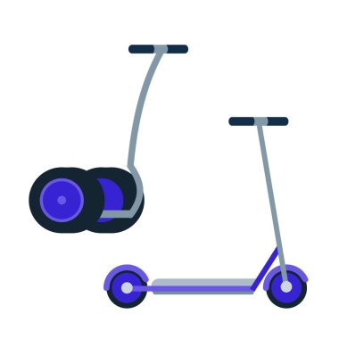 Mavi pürüzsüz renkli elektrikli araç, hareket kabiliyeti için elektrikli makas