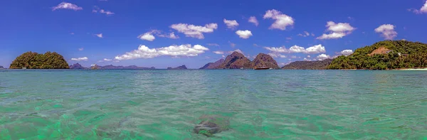 Imponering Den Paradisiska Maremegmeg Stranden Nära Nido Den Filippinska Palawan — Stockfoto