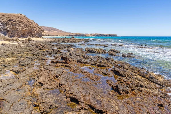 Bild Vom Los Ajaches Nationalpark Auf Der Kanareninsel Lanzarote Während — Stockfoto