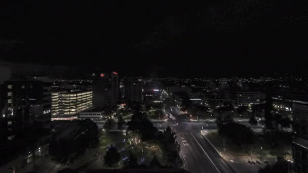 Time Lapse Vídeo Sunrise Busy Street Australian Metropolis Adelaide — Vídeo de Stock