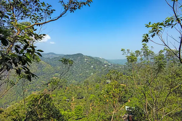 Gündüz vakti Adams Tepesi 'nden Ella' nın yemyeşil bitki örtüsü manzarası
