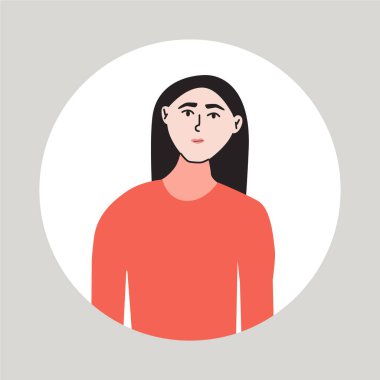 Solgun, sağlık sorunları konsepti. Çok solgun bir deri semptomu olan diyabet ya da anemi hastası bir kadın. Düz vektör tıbbi illüstrasyon.