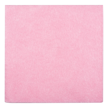 Pembe kumaştan yapılmış temiz bir bez.