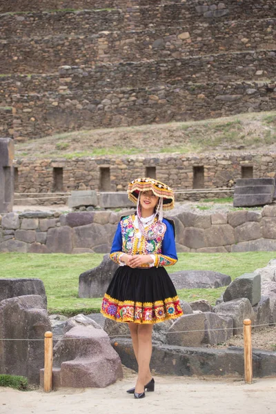 Peru Peruano De Andes Cuzco Do Guerreiro Do Inca Do Homem Foto de