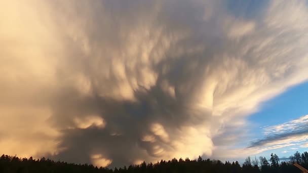 Nubes Tormenta Cielo Tras Tormenta — Vídeos de Stock