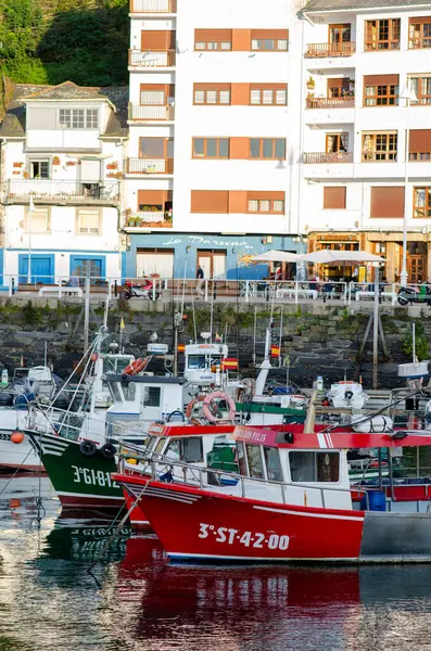 Canlı bir limana demirlemiş renkli balıkçı tekneleri, konut binaları ve liman kafeleri olan Avrupa kıyı köyünün canlı atmosferini yansıtıyordu..