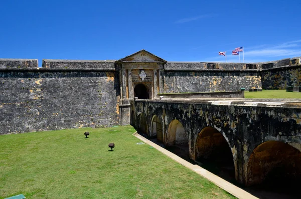 stock image San felipe el morro castle fort in San Juan puerto rico