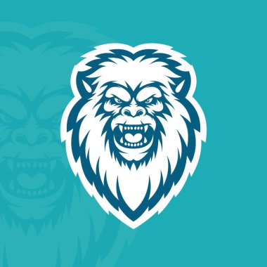 Yeti illustration mascot design esport clipart