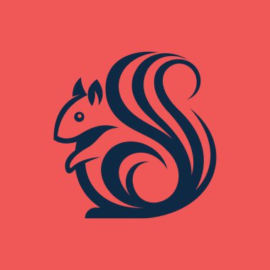 Girişimler için Cesur Sincap Logosu