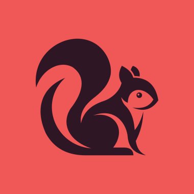 Girişimler için Özelleştirilebilir Sincap Logosu