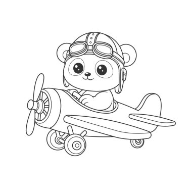 Renklendirmek için panda