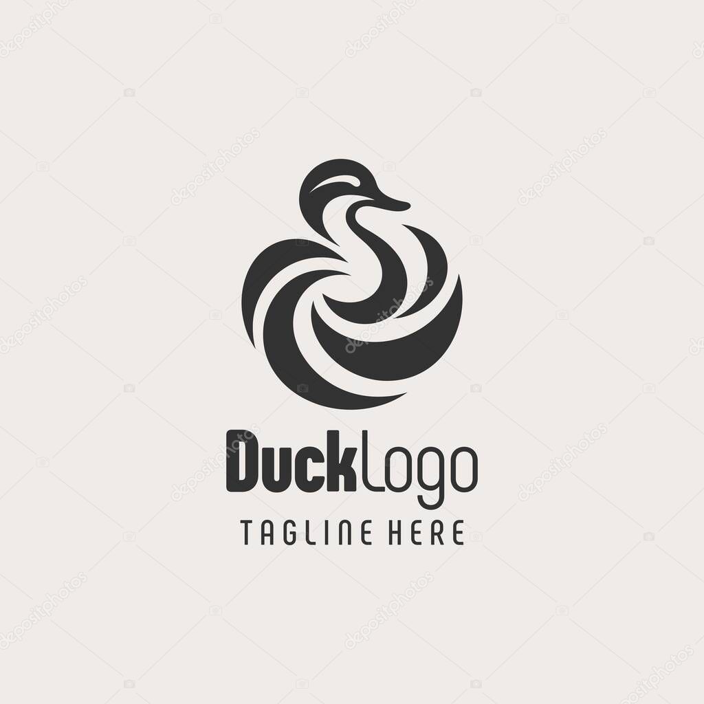 Refined Duck Mark Logo Design