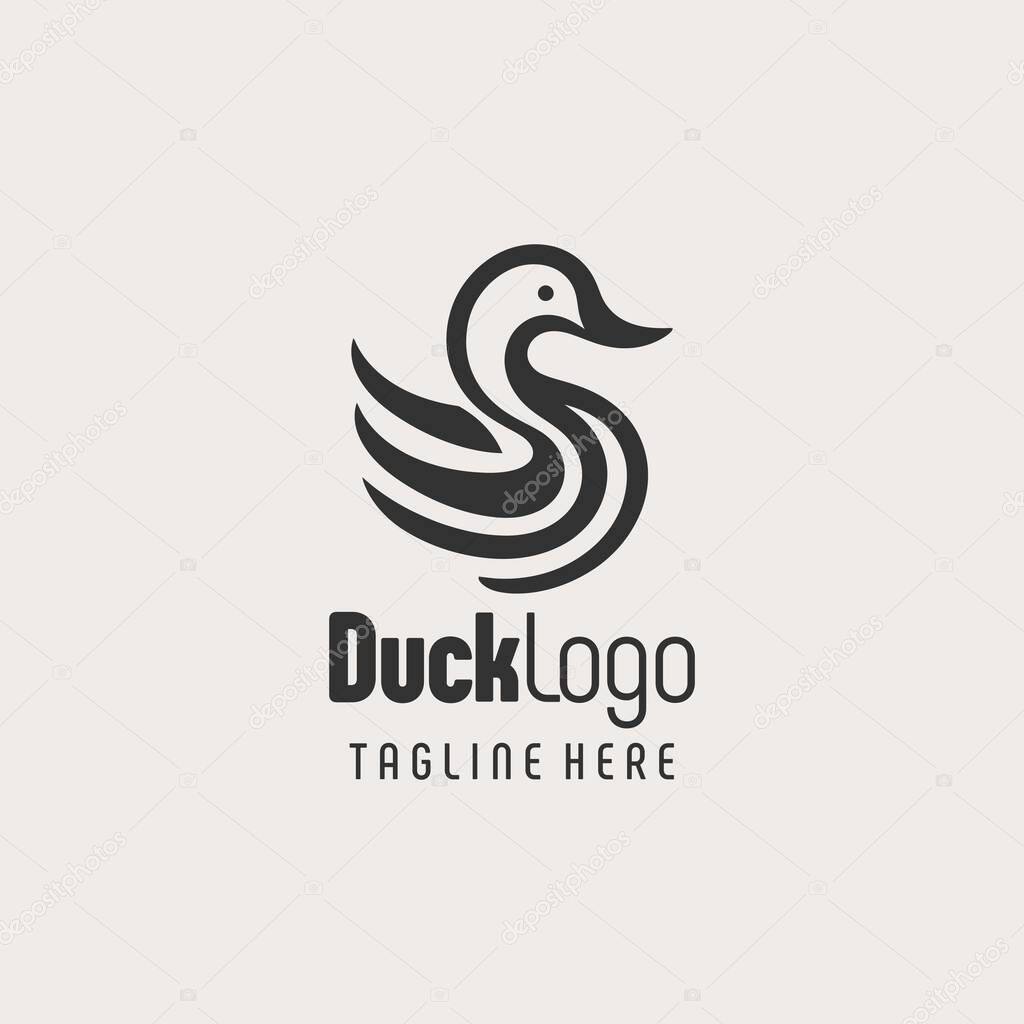 Iconic Duck Branding Logo Design