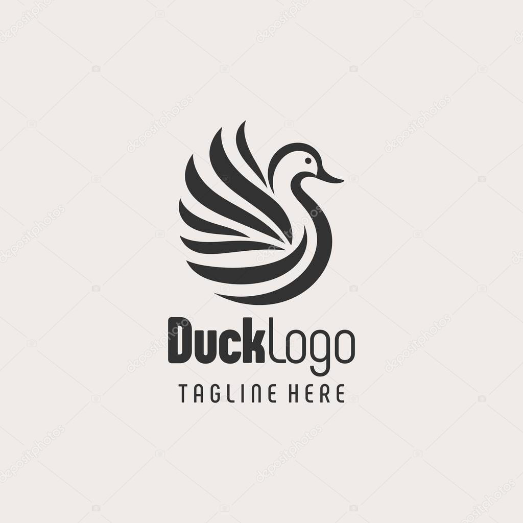 Classy Farm Duck Logo Artwork