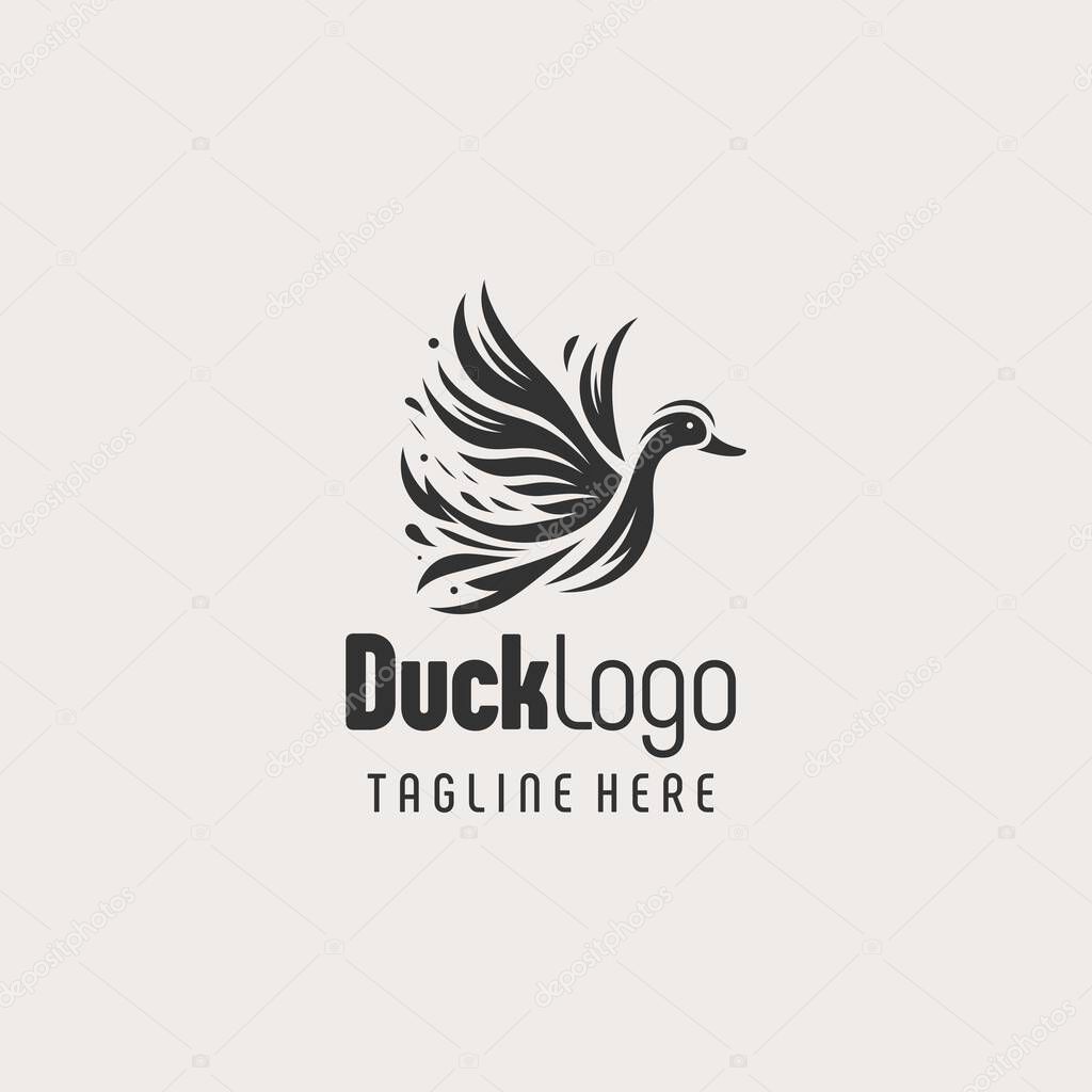 Contemporary Duck Identity Logo Design