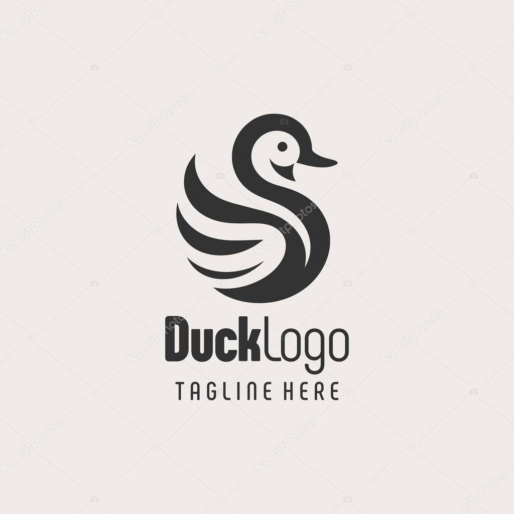 Refined Farm Duck Logo Concept