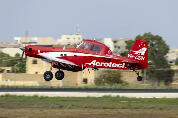 Luqa Malta Septiembre 2023 Aerotech Australasia Air Tractor 802 Reg — Foto de Stock