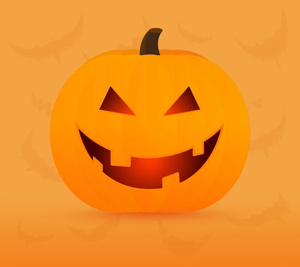 Vektorový Halloween Kreslený Ilustrace Halloween Dýně Vektorová Ilustrace — Stockový vektor