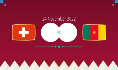 İsviçre Kamerun futbol maçına karşı, uluslararası futbol müsabakası 2022.