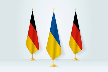 Meeting concept between Ukraine and Germany.