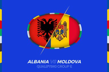 Arnavutluk, Moldova 'ya karşı Avrupa futbol turnuvası elemeleri için E grubunda ikon oldu.