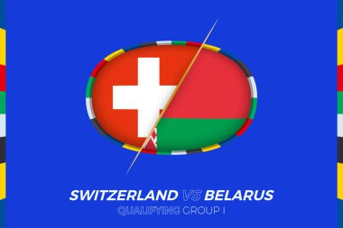 İsviçre, Avrupa futbol turnuvası elemeleri için Belarus 'a karşı ikonu, Grup I.
