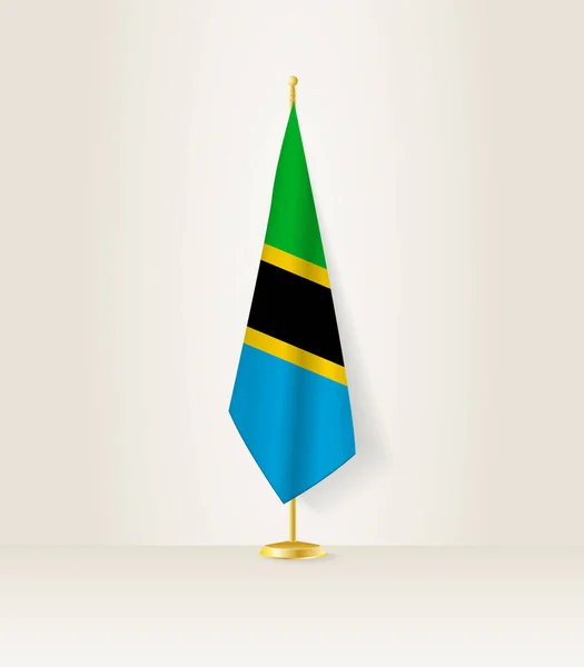 Σημαία Τανζανίας Βάση Σημαίας — Διανυσματικό Αρχείο