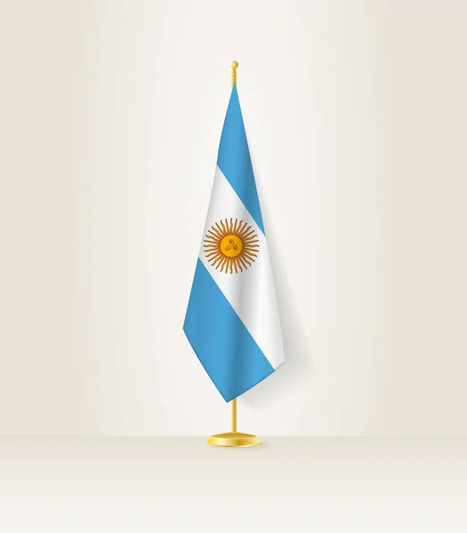 Аргентинський Прапор Прапорі — стоковий вектор