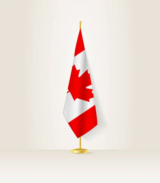 Σημαία Καναδά Βάση Σημαίας — Διανυσματικό Αρχείο