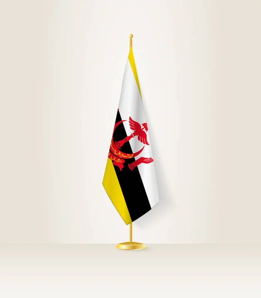 Прапор Брунею Прапорі — стоковий вектор