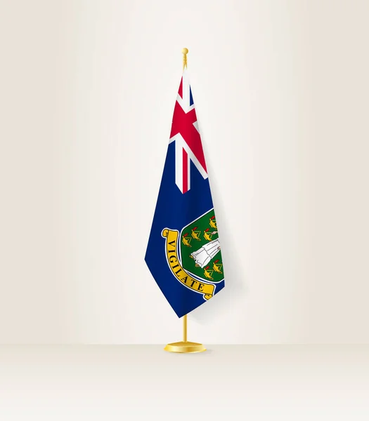 Bandera Las Islas Vírgenes Británicas — Archivo Imágenes Vectoriales